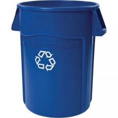 Rubbermaid Commercial Brute 44-Gallon Vented Recycling Container (264307BLU)