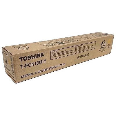 Toshiba Original Laser Toner Cartridge - Yellow - 1 Each (TOSTFC415UY)