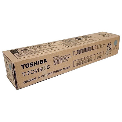 Toshiba Original Laser Toner Cartridge - Cyan - 1 Each (TOSTFC415UC)
