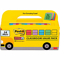 Post-it Super Sticky Notes Bus Cabinet Pack (MMM65424SSBUS)