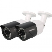 Lorell 5 Megapixel HD Surveillance Camera - 2 Pack - Bullet (00222)