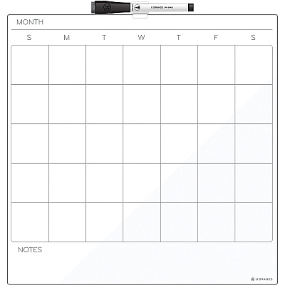 U Brands Magnetic Dry Erase Calendar Board (UBR461U0004)