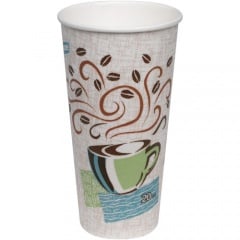Dixie PerfecTouch Insulated Paper Hot Coffee Cups by GP Pro (5320CD)