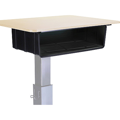 Lorell Sit-to-Stand School Desk w/Large Book Box (LLR00077)