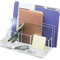 Kantek Acrylic File Sorter Desk Organizer (KTKAD245)
