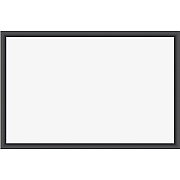 U Brands Magnetic Dry Erase Board, 23 x 35 Inches, Black Wood Frame (311U00-01)