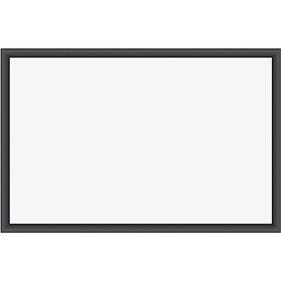 U Brands Magnetic Dry Erase Board, 23 x 35 Inches, Black Wood Frame (311U00-01)