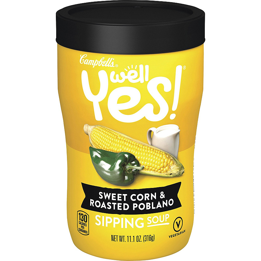 Campbell Sweet Corn/Roasted Poblano Sipping Soup (CAM24635)