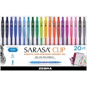 Zebra Sarasa Clip Retractable Gel Ink Pens (47220)