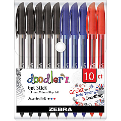 Zebra Doodler'z Gel Stick Pens (ZEB41970)