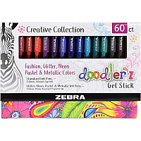 Zebra Doodler'z Gel Stick Pens (ZEB41960)