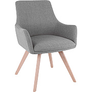 Lorell Mid-century Modern Flannel Guest Chair (LLR68560)