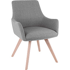 Lorell Mid-century Modern Flannel Guest Chair (LLR68560)