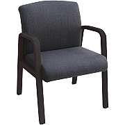 Lorell Flannel-Upholstered Guest Chair (LLR68559)