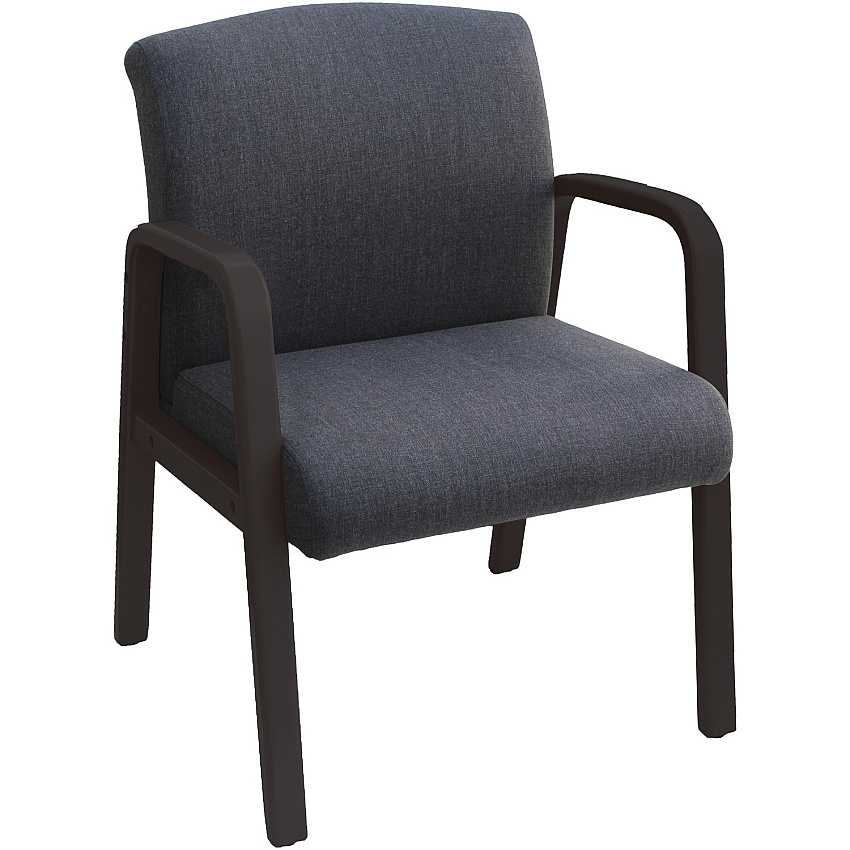 Lorell Flannel-Upholstered Guest Chair (LLR68559)
