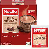 Nestle Milk Chocolate Single-Serve Hot Chocolate Packets (NES26791)