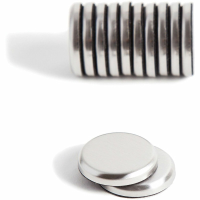 U Brands High Energy Brushed Metal Magnets (2911U0012)