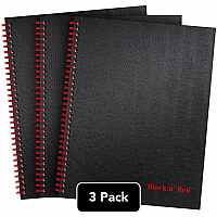 Black n' Red Hardcover Twinwire Business Notebook (JDK400123488)