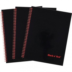 Black n' Red Hardcover Twinwire Business Notebook (400123488)