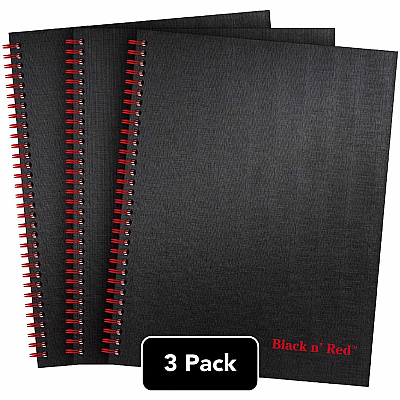 Black n' Red Hardcover Twinwire Business Notebook (JDK400123488)