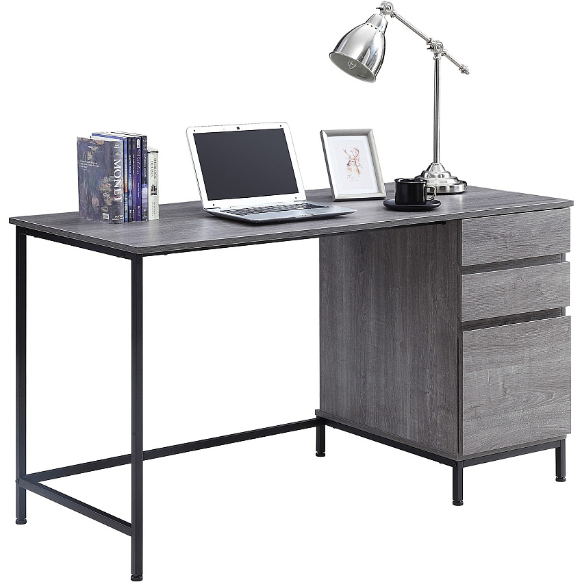 Lorell SOHO Desk with Side Drawers (LLR97616)