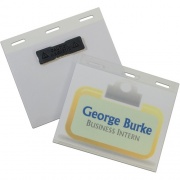 C-Line Magnetic Style 4x3 Name Badge Holder Kit (92843)