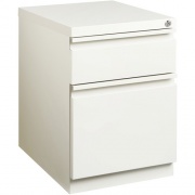 Lorell 20" 2-drawer Box/File Steel Mobile Pedestal (00051)