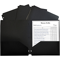 C-Line 2-pocket Heavyweight Poly Portfolio Pocket (CLI33931)
