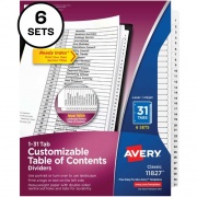 Avery 1-31 Custom Table of Contents Dividers (11827)