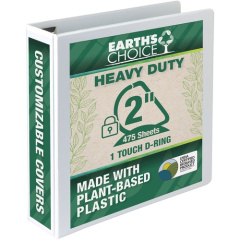 Samsill Earth's Choice One Touch Biobased USDA Certified 2" View Binder (19867)