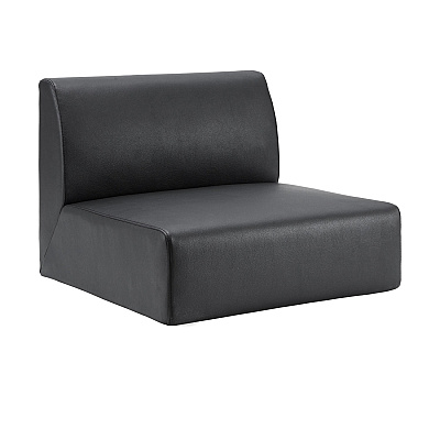 Lorell Contemporary Reception Collection Single Seat Sofa (LLR86929)
