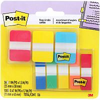 Post-it Tabs and Flags Combo Pack (MMM686COMBO1)