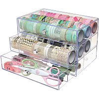 deflecto 3-Drawer Storage Organizer (DEF350901CR)