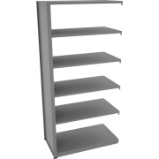 Tennsco Capstone Shelving 42"W 6-shelf Unit (CA248842MGY)