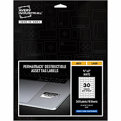 Avery PermaTrack Destructible Asset Tag Labels (AVE60531)