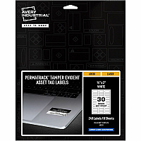 Avery PermaTrack Tamper-Evident Asset Tag Labels (AVE60530)