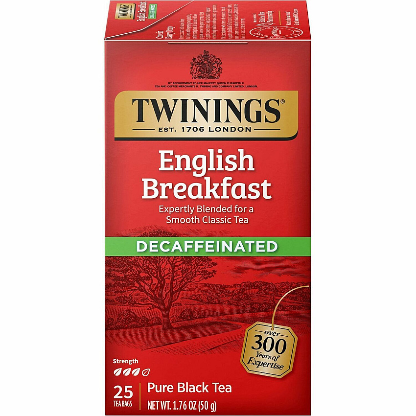 TWININGS Decaf English Breakfast Black Tea Bag (TWG09182)