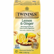TWININGS Lemon & Ginger Herbal Tea Bag (09180)