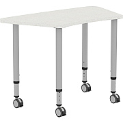 Lorell Height-adjustable Trapezoid Table (LLR69583)