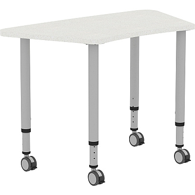 Lorell Height-adjustable Trapezoid Table (LLR69583)