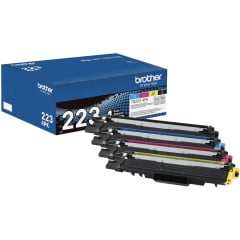 Brother TN223 Original Standard Yield Laser Toner Cartridge - Multi-pack - Black, Cyan, Magenta, Yellow - 4 / Box (TN2234PK)