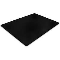 Floortex Advantagemat Black Vinyl Rectangular Chair Mat for Hard Floor - 48" x 60" (FLRFC124860HEBV)