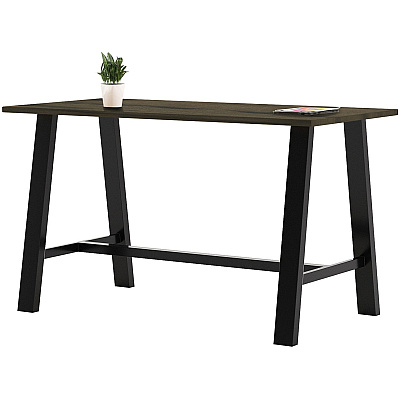 KFI Midtown Solid Wood Top Cafe Table (3672MTLFTB41)