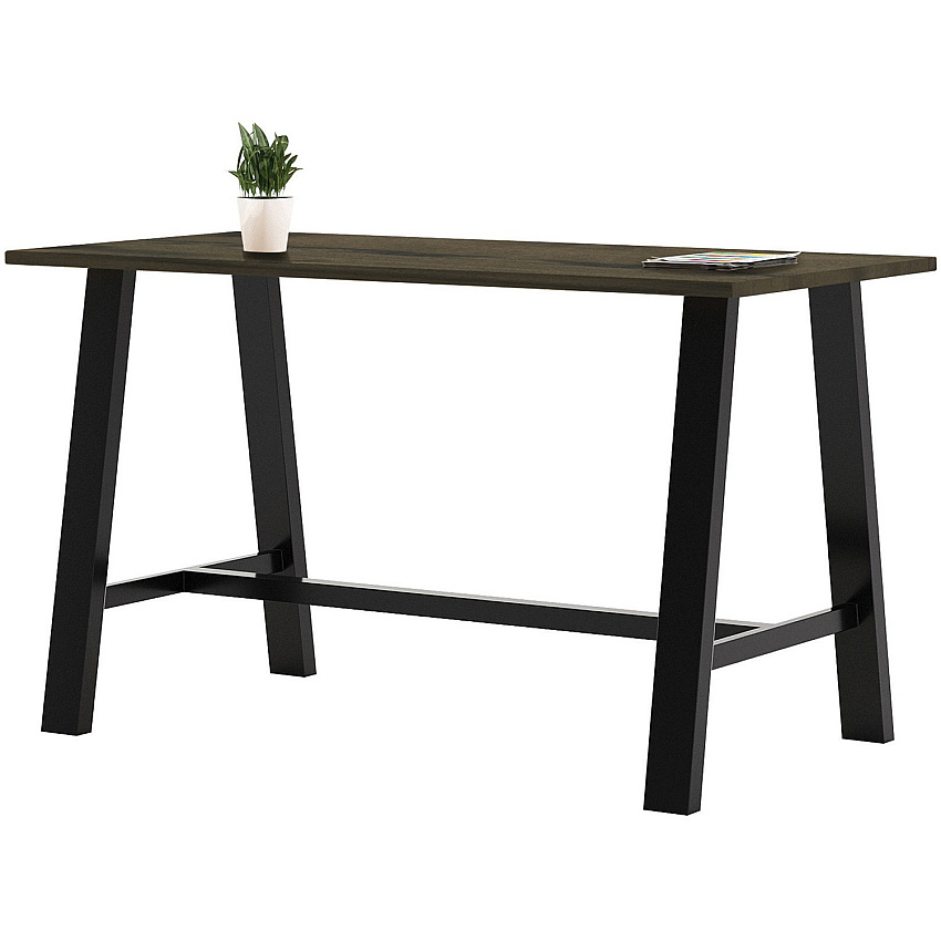 KFI Midtown Solid Wood Top Cafe Table (3672MTLFTB41)