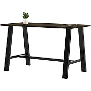 KFI Midtown Solid Wood Top Cafe Table (3672MTLFTE41)