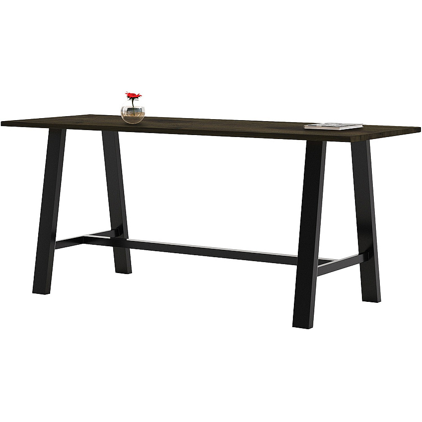 KFI Midtown Solid Wood Top 41"H Table (3684MTLFTE41)