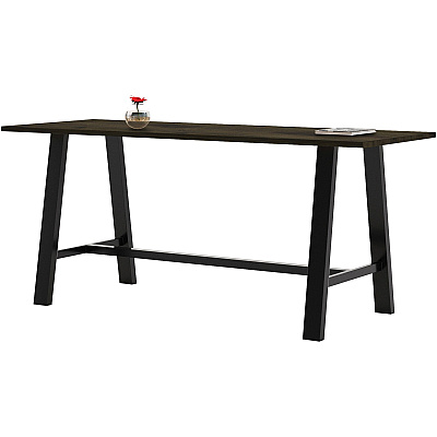 KFI Midtown Solid Wood Top Cafe Table (3696MTLFTE41)