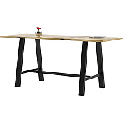 KFI Midtown Solid Wood Top Cafe Table (3696MTLFTN41)