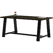 KFI 36x72" Solid Wood Top Midtown Table (T3672BMTLFTE)
