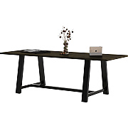 KFI 36x96" Solid Wood Top Midtown Table (T3696BMTLFTE)